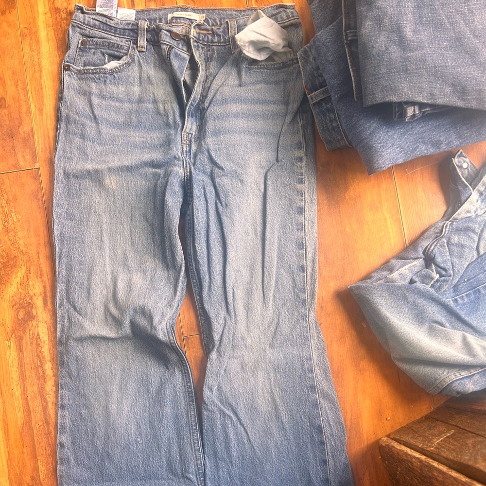Levi's Light Blue Flare Jeans